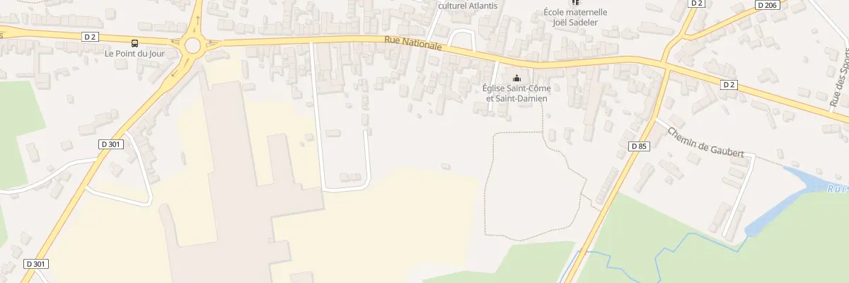 Plan du 60 Rue Nationale à Saint-Cosme-en-Vairais