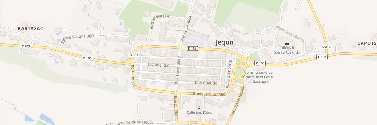 Plan du 32 Gr Grande Rue à Jegun
