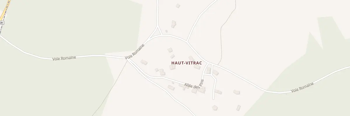 Plan de Haut Vitrac à Saint-Aquilin