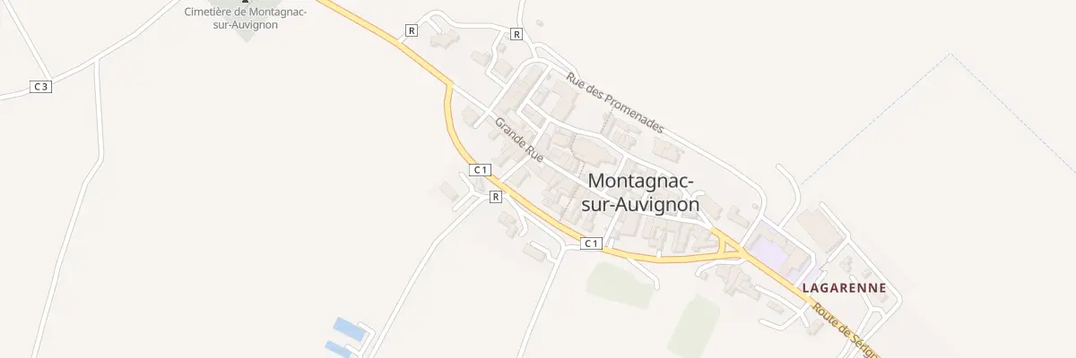 Plan du 29 Gr Grande Rue à Montagnac-sur-Auvignon