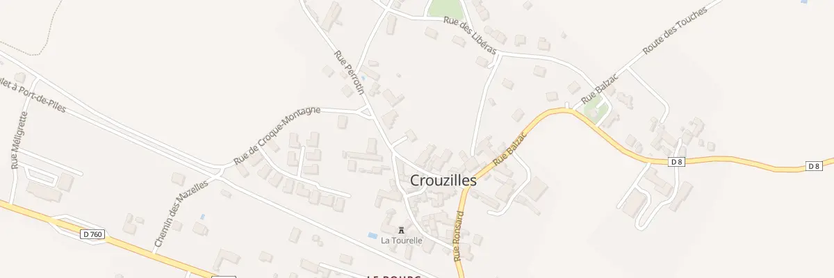 Plan du 6 Rue Perrotin à Crouzilles