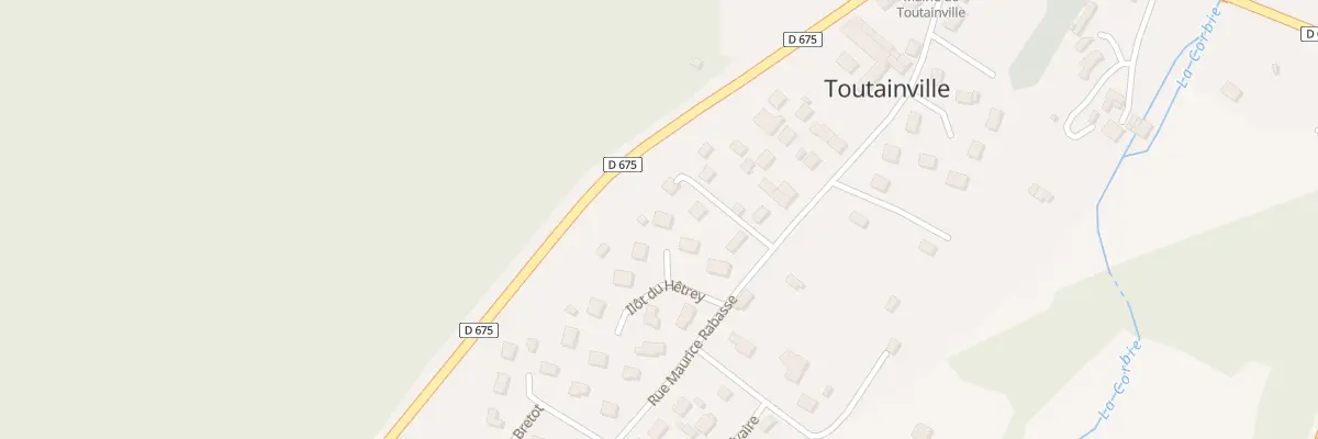 Plan du 6 Imp du Hêtrey à Toutainville