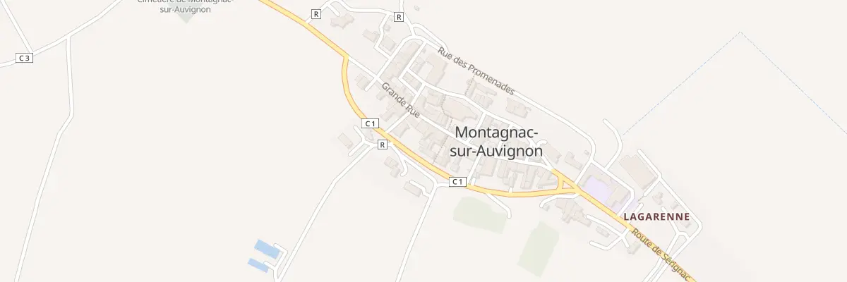 Plan du 27 Gr Grande Rue à Montagnac-sur-Auvignon