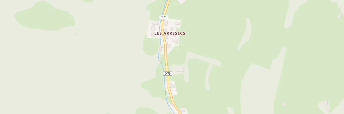 Plan du 33 Les Arressec à Nistos