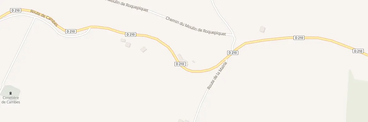 Plan du 42A Tuc de Rale à Brugnac