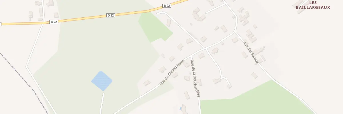 Plan du 18 Rue du Chillou Ferre à Leigné-sur-Usseau