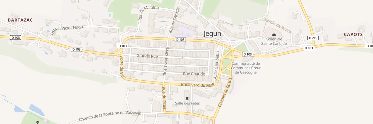 Plan du 19 Gr Grande Rue à Jegun