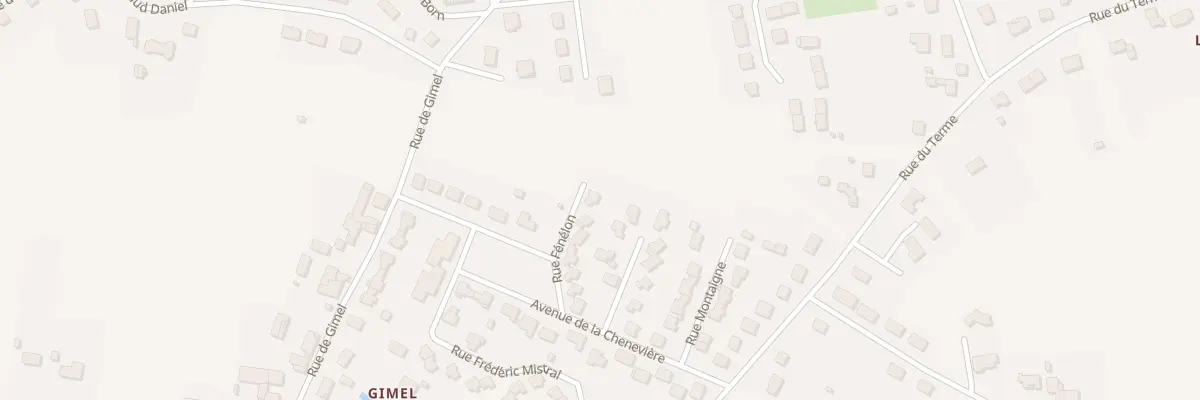 Plan du 13 Rue Fénelon à Neuvic