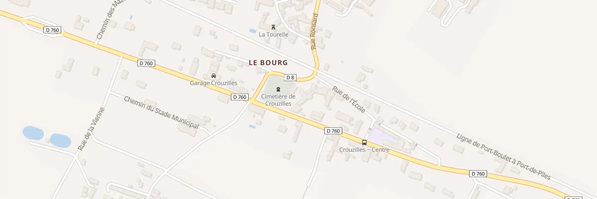 Plan du 27 Rue Rabelais à Crouzilles