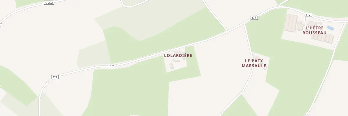 Plan du 2 Lolardiere à Thoiré-sur-Dinan