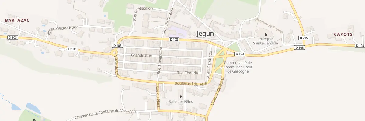 Plan du 17 Gr Grande Rue à Jegun