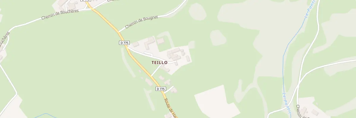 Plan du 3 Che du Teillo à Bize