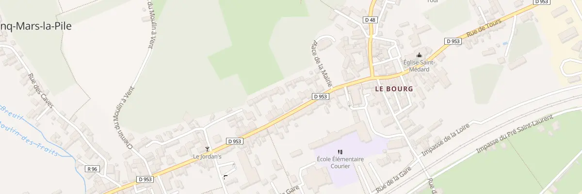 Plan du 12 Rue Nationale à Cinq-Mars-la-Pile