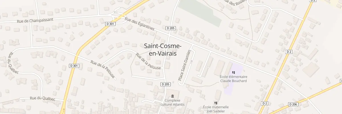 Plan du 5 Rue de l’Ormeau à Saint-Cosme-en-Vairais