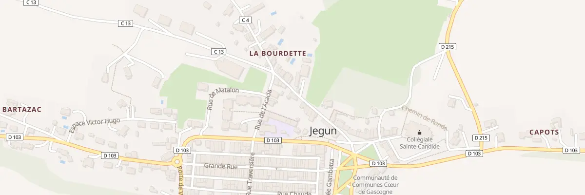 Plan du 11 Rue de Bennwihr à Jegun