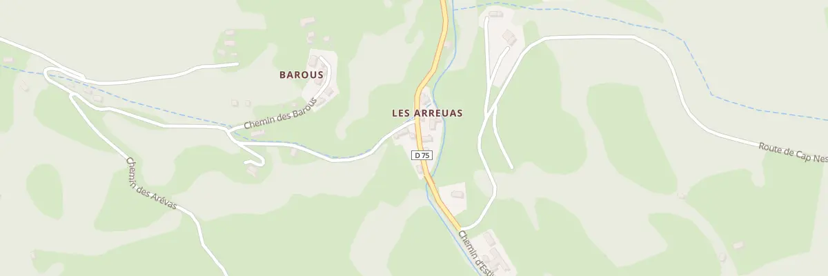 Plan du 19 Areouas à Nistos