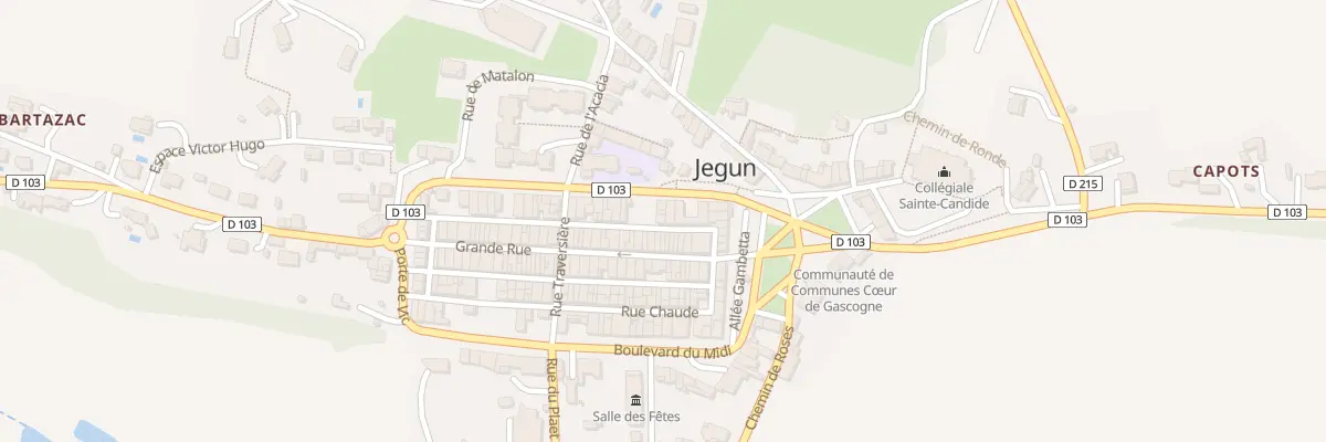 Plan du 5139 Rue Ste Marie à Jegun