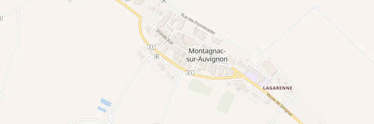 Plan du 19 Gr Grande Rue à Montagnac-sur-Auvignon