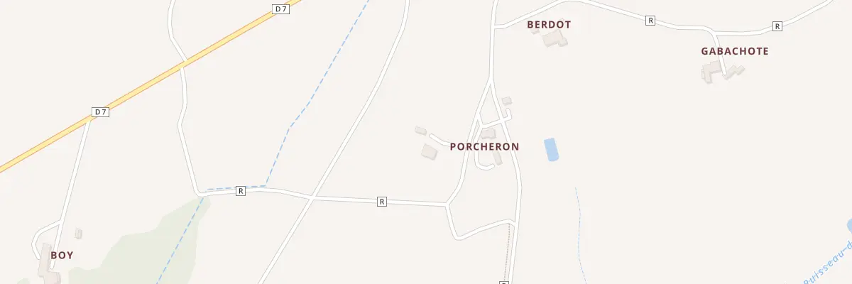Plan de Porcheron à Montagnac-sur-Auvignon