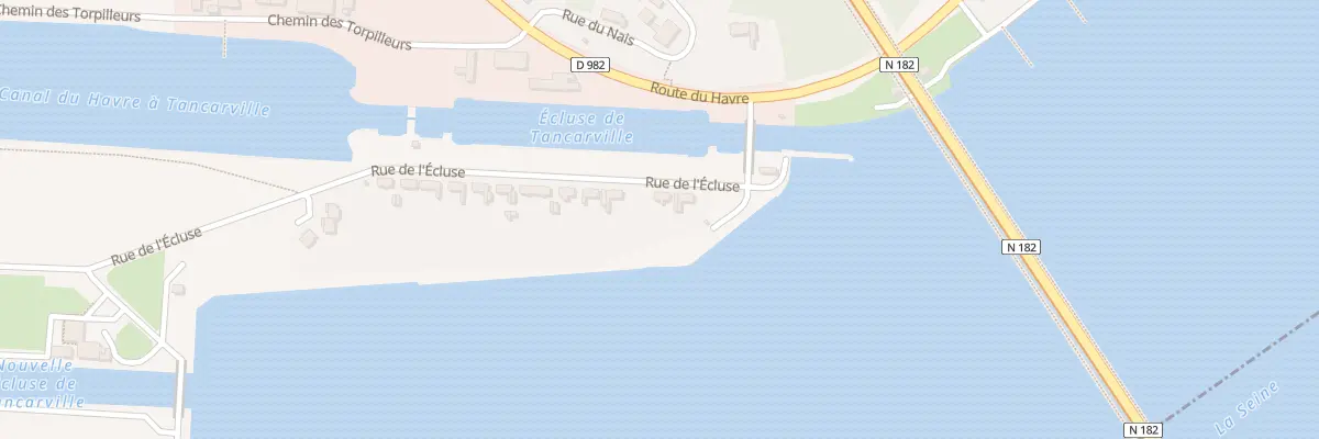 Plan du 2 Rue de l’Ecluse à Tancarville