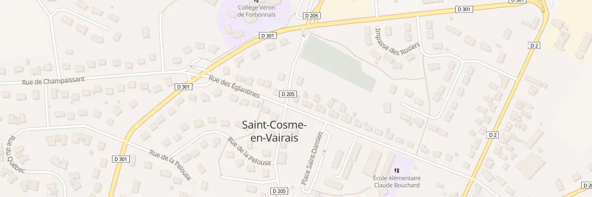 Plan du 11 Rue de l’Ormeau à Saint-Cosme-en-Vairais