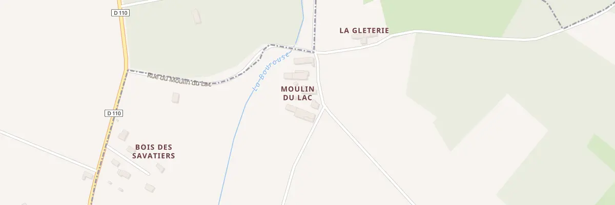 Plan du 6 Le Moulin du Lac à Luzé
