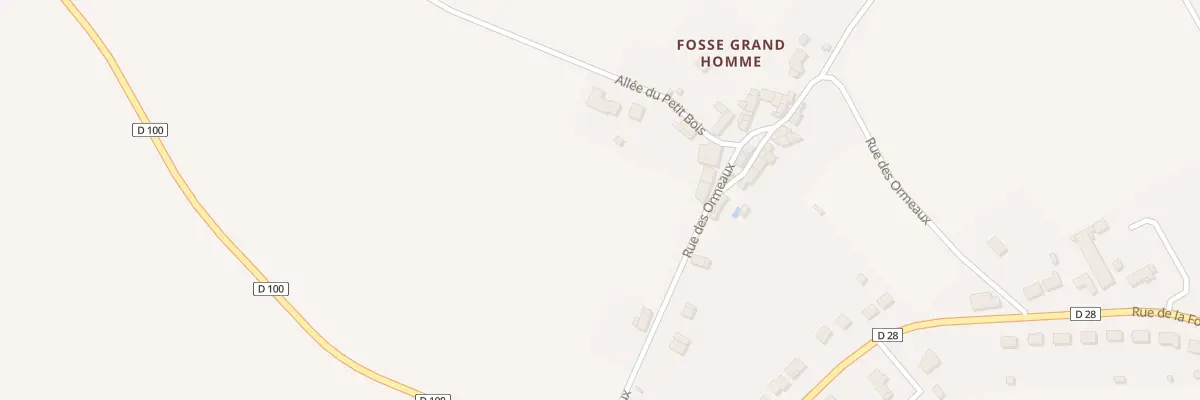 Plan du 3 All du Petit Bois à Joussé