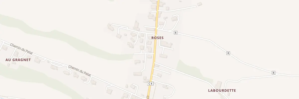 Plan du 38 Che des Roses à Jegun