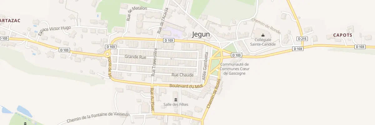 Plan du 9 Gr Grande Rue à Jegun