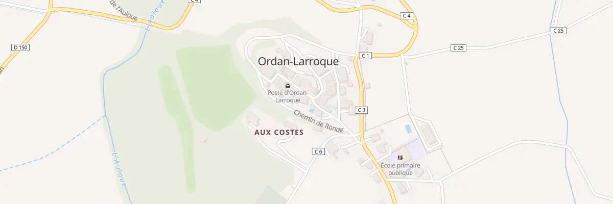 Plan du 16 Rue du Barry à Ordan-Larroque