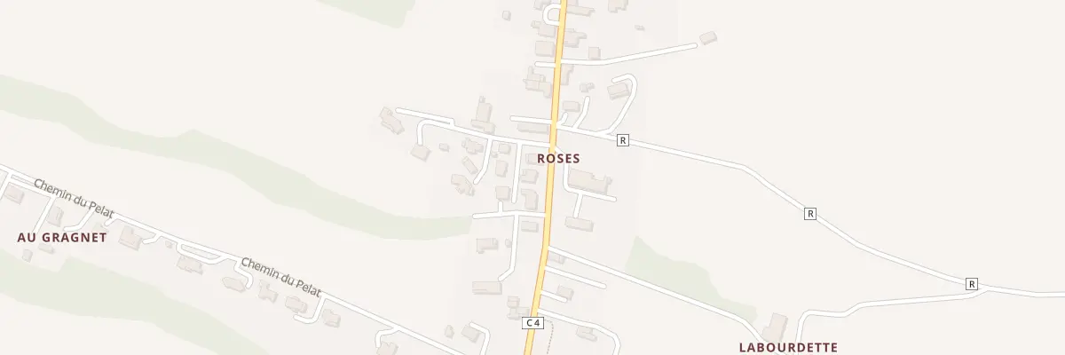 Plan du 36 Che des Roses à Jegun