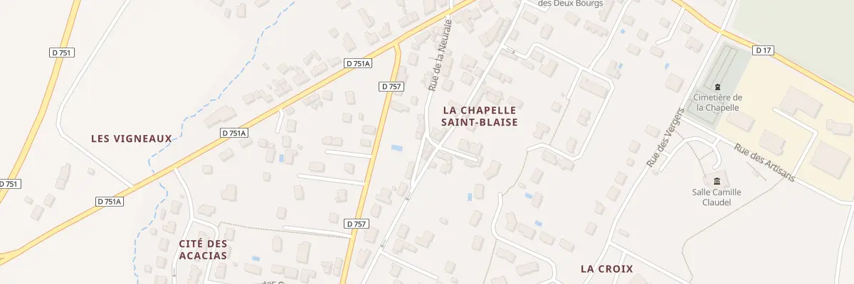 Plan du 7 Rue de la Neuraie à Cheillé
