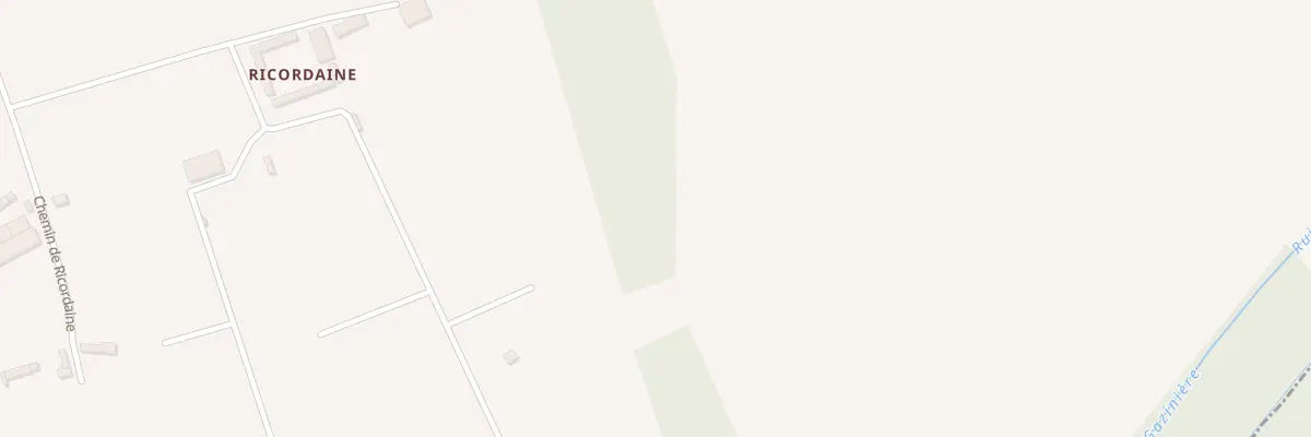 Plan du 1 Che de la Ricordaine à Moulins-la-Marche