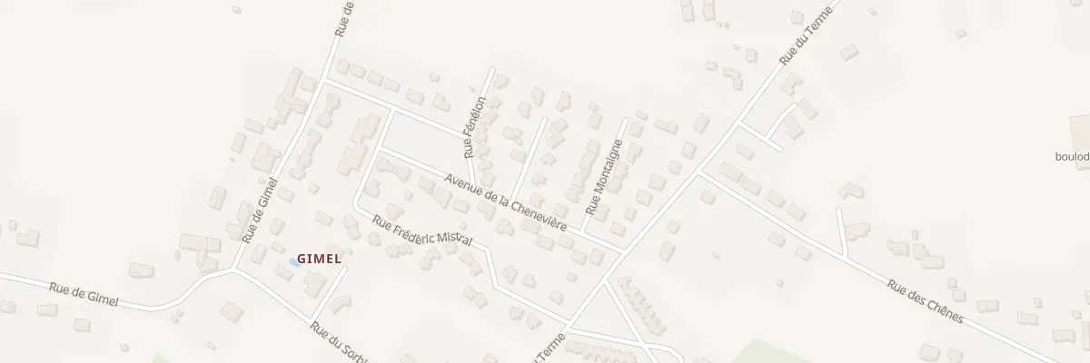 Plan du 1 Rue de la Boétie à Neuvic
