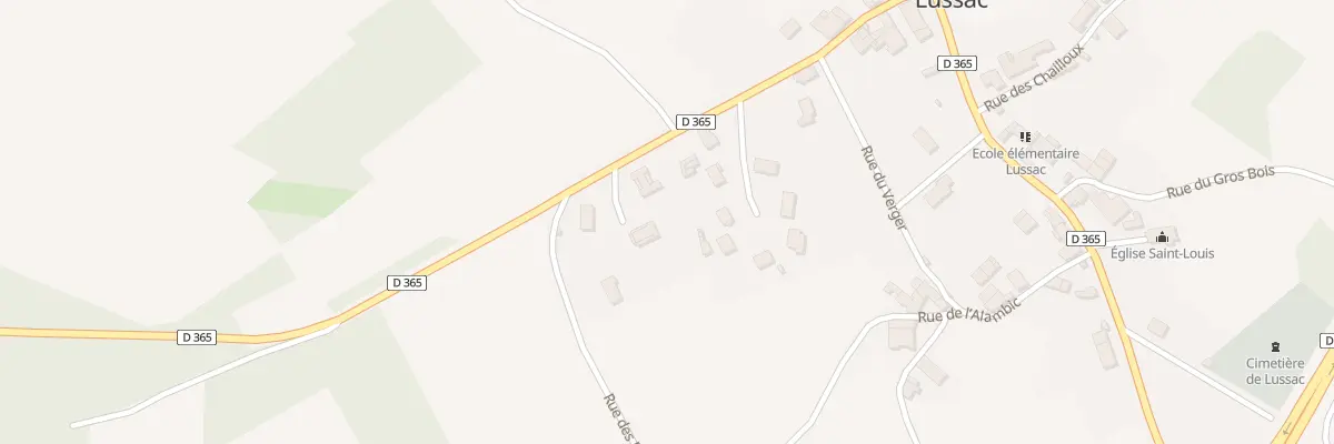 Plan du 6 Sq de la Garenne à Lussac