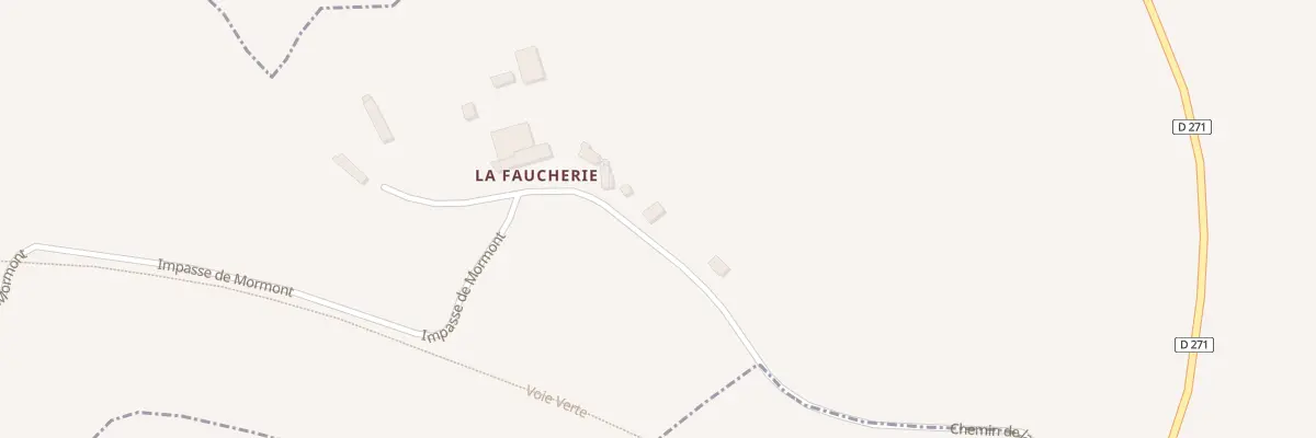 Plan du 128 Plaine des Delits à La Mesnière