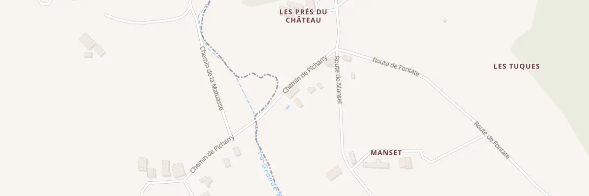 Plan du 2180 Che de Picharry à Granges-sur-Lot