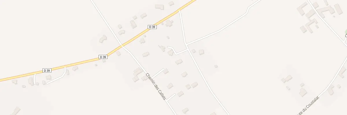 Plan du 130 Che du Pujos à Villeneuve-Lécussan
