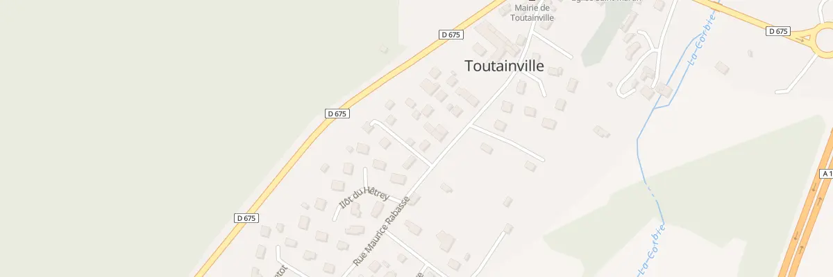 Plan du 256 Rue Maurice Rabasse à Toutainville