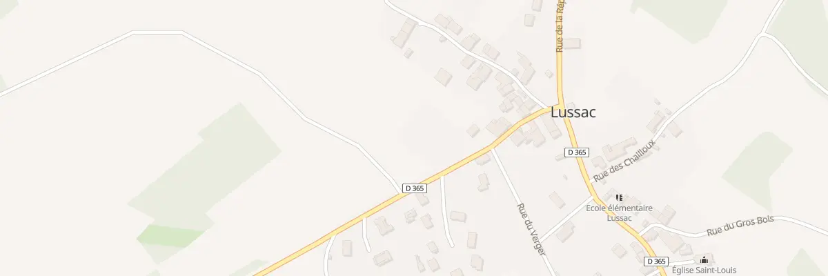 Plan du 5154 Les Nougerats à Lussac