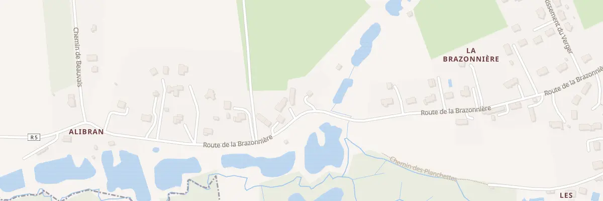 Plan du 24 Rte de la Brazonniere à Val-de-la-Hune