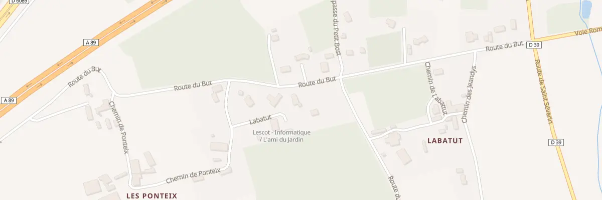 Plan du 698A Labatut à Neuvic