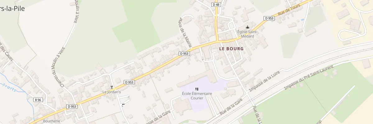 Plan du 7 Rue Nationale à Cinq-Mars-la-Pile