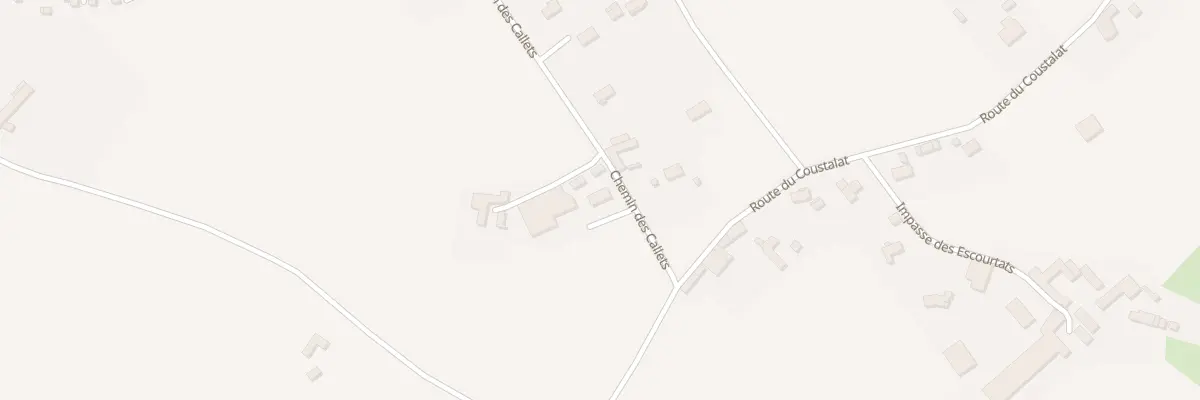 Plan du 356 Les Callets à Villeneuve-Lécussan