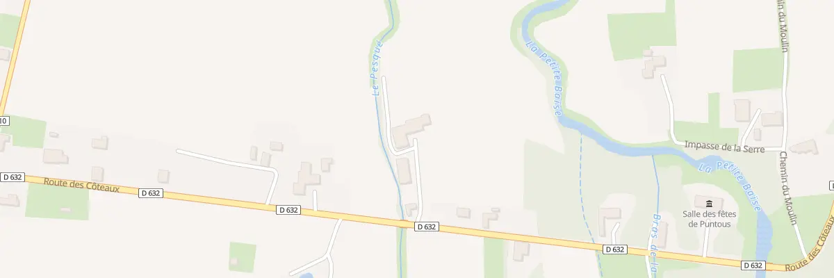 Plan du 14 Rte des Coteaux à Puntous