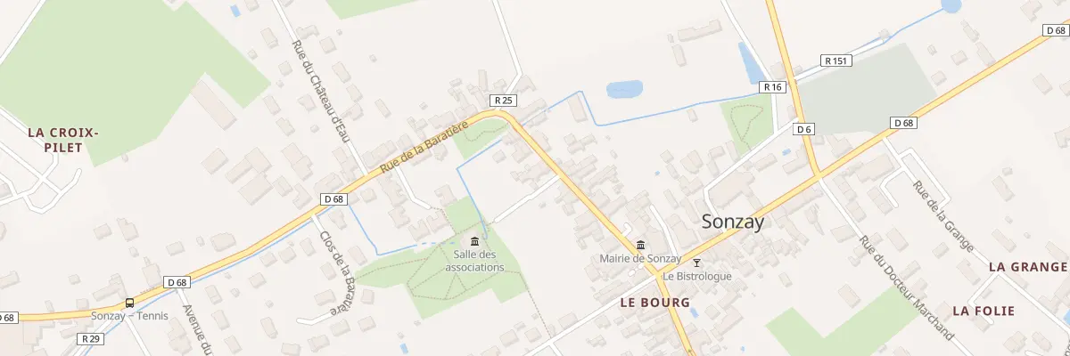 Plan du 19 Rue de la Baratière à Sonzay