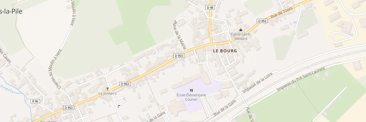 Plan du 5 Rue Nationale à Cinq-Mars-la-Pile