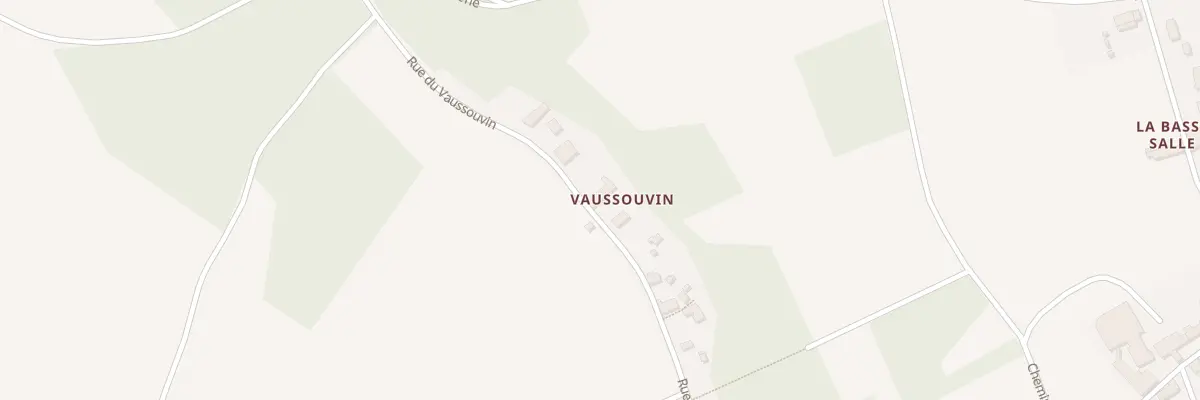 Plan du 28 Rue de Vaussouvin à Vallères