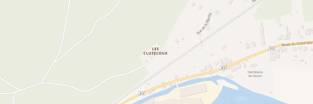 Plan du 45 Les Cluzeloux à Neuvic