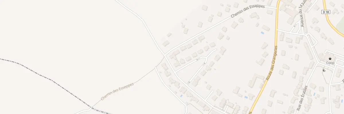 Plan du 21 Che des Esseppes à Sèvres-Anxaumont